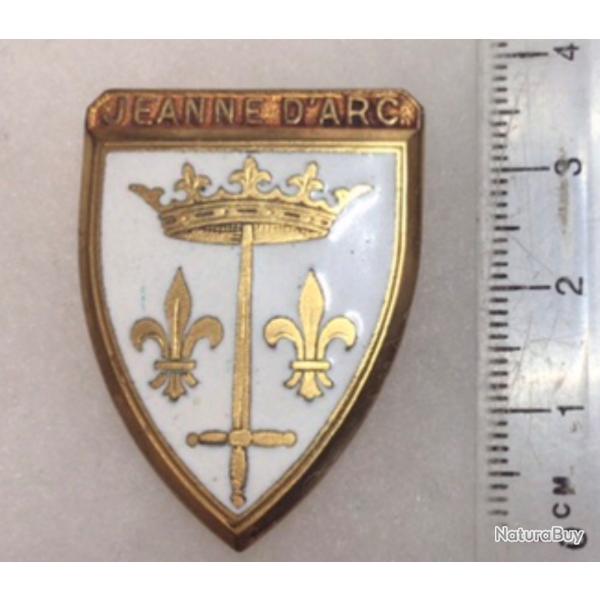 FRANCE MARINE - INSIGNE CROISEUR �COLE JEANNE D'ARC 1931/1964 Fabric.COURTOIS