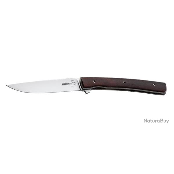 Boker Couteau Urban Trapper Gentleman - Lame 94mm - Manche Cocobolo - Clip