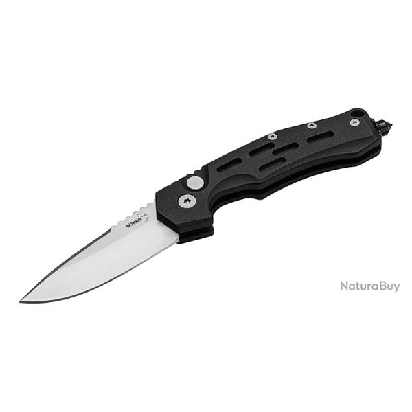 Boker Couteau Thunder Storm Auto - Lame 72mm - Manche Aluminium - Clip