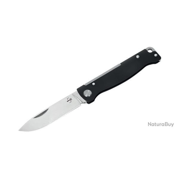 Boker Couteau Atlas Black - Lame 67mm - Manche Acier Inox