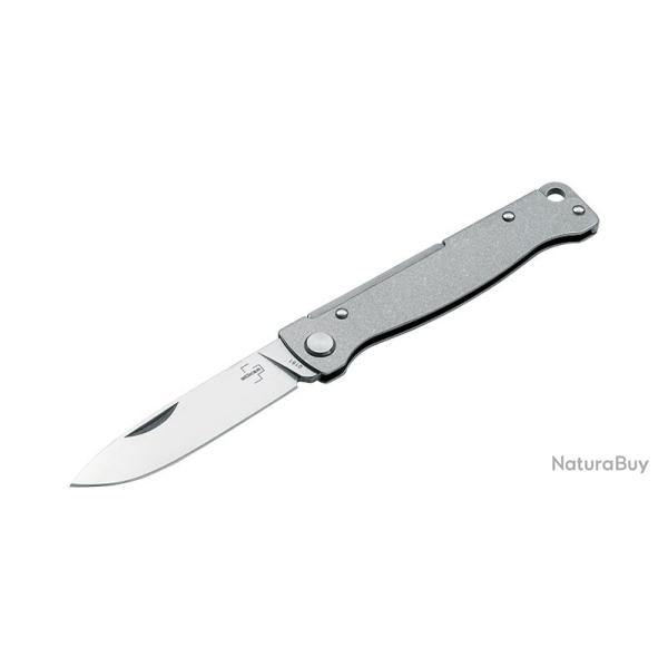 Boker Couteau Atlas SW gen. 2 - Lame 67mm - Manche Acier - Clip