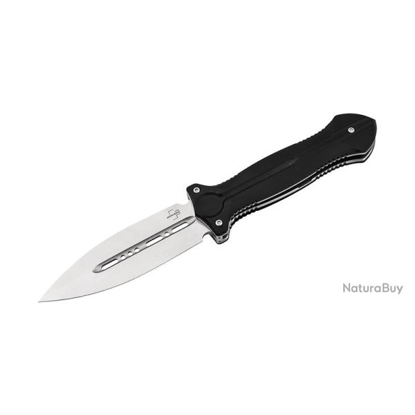 Boker Couteau Cheus - Lame 90mm - Manche G10 - Etui Nylon