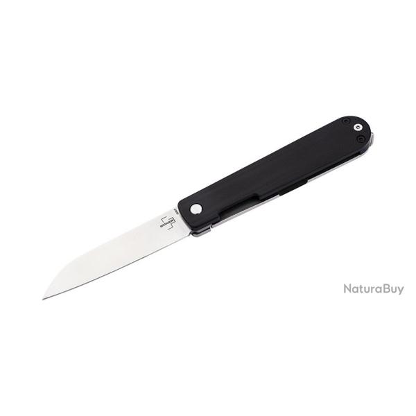 Boker Couteau Friday - Lame 72mm - Manche G10/Acier - Clip/Etui Nylon