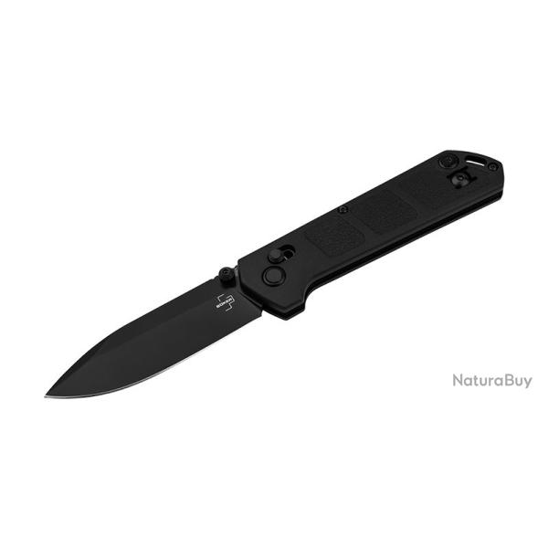 Boker Couteau Kihon DC All Black - Lame 82mm - Manche Nylon - Clip