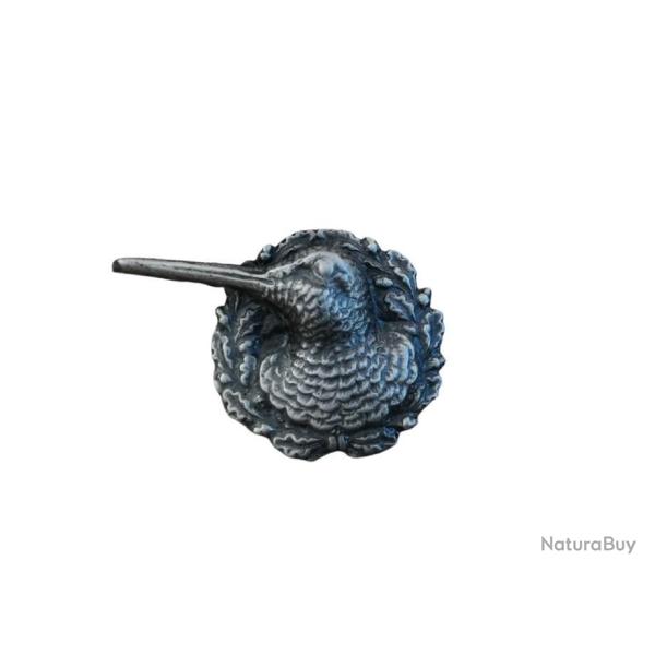 Insigne en m�tal repr�sentant une b�casse de profil   4a.