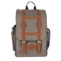 Sac &agrave; dos pique-nique isotherme - 4 personnes - marron