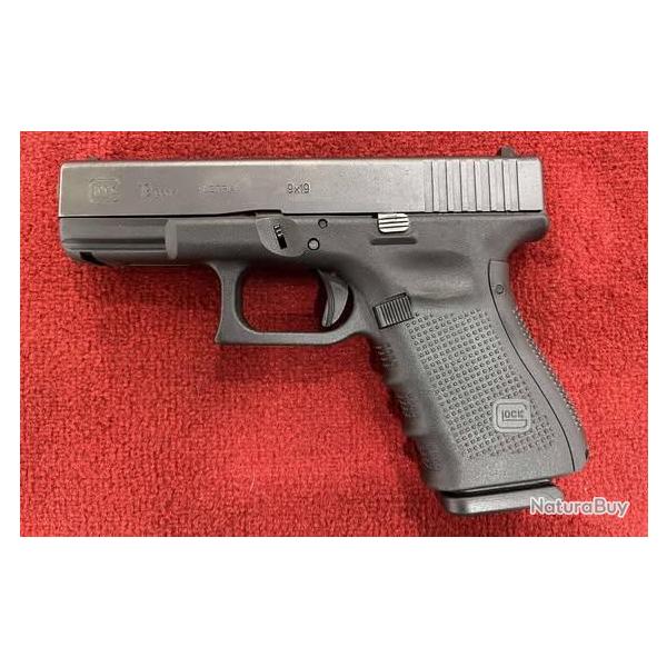 OCCASION - B - PISTOLET GLOCK 19 GEN 4 CAL 9X19