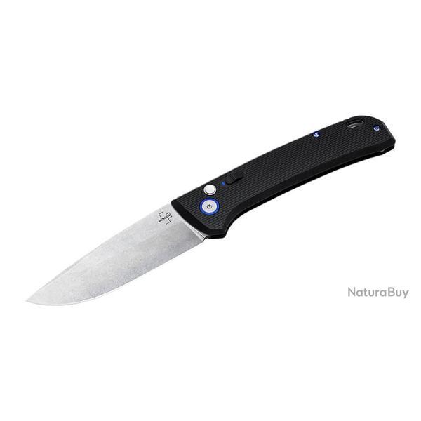 Boker Couteau FRND Silver - Lame 85mm - Manche Grivory - Clip/Etui Nylon