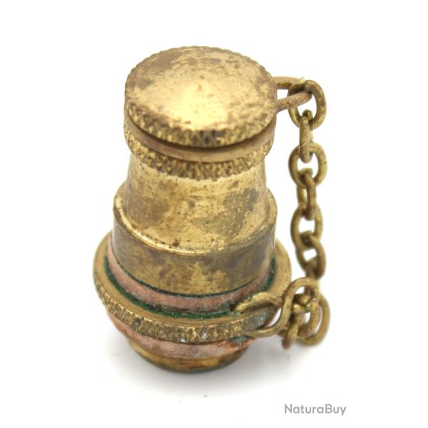 Bouchon de l'huilier mtallique rglementaire de l'arme franaise