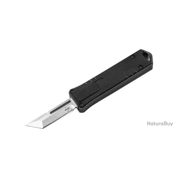 Boker Couteau Micro USB OTF Tanto - Lame 40mm - Manche Aluminium - Clip
