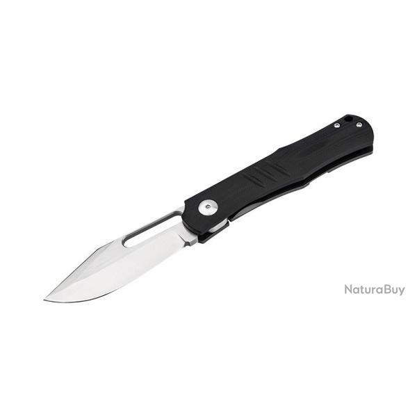 Boker Couteau Sliplock - Lame 77mm - Manche G10/Acier - Etui Nylon