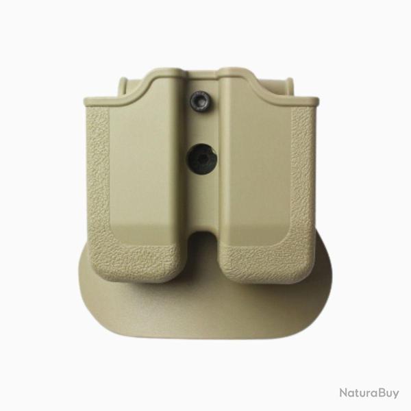 Porte-chargeur double 9 mm/.40 MP03 Tan