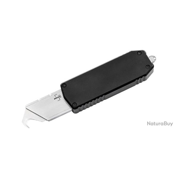 Boker Couteau Utility OTF - Lame 9mm - Manche Aluminium - Clip r�versible