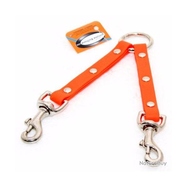 Coupleur pour chiens ASTRO Double couleur Orange