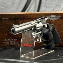REVOLVER LEGENDS S40 SILVER CO2 CAL 4.5 MM
