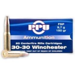 20 Cartouches PARTIZAN Cal.30-30 Winchester 150 gr FSP