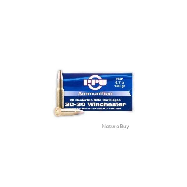 20 Cartouches PARTIZAN Cal.30-30 Winchester 150 gr FSP