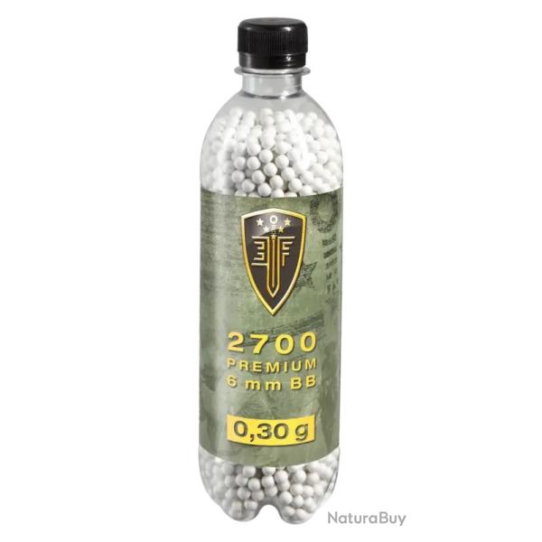 Munition airsoft Elite Force Billes blanches CAL.6mm X2700 0,30g