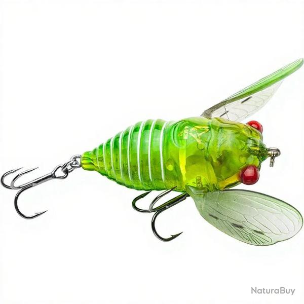 Poisson nageur SAVAGE GEAR 3D Cicada 3.3cm Vert