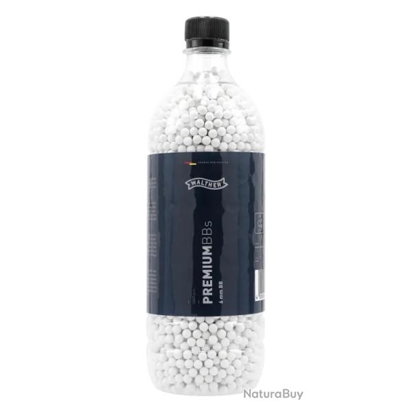 Munition airsoft Walther Billes blanches CAL.6mm X5000