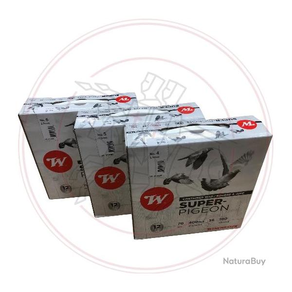 PACK CARTOUCHES WINCHESTER SUPER PIGEON 12 70 36G X100