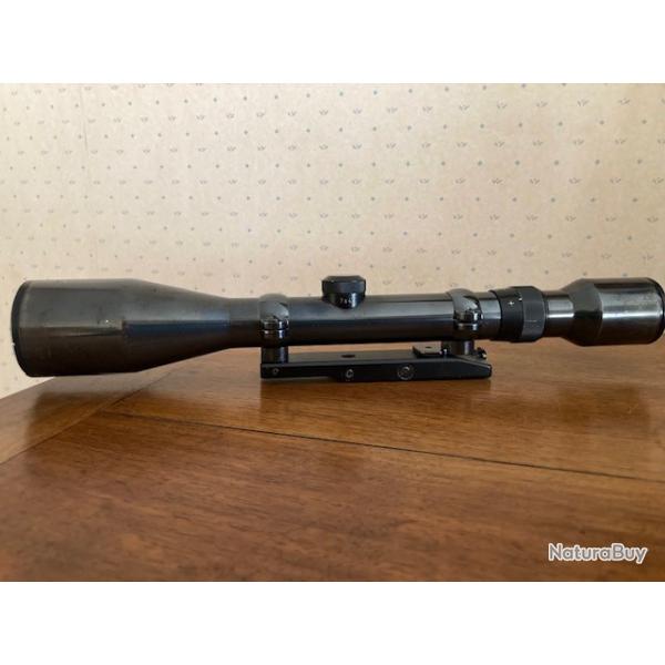 Lunette Allemande WETZLAR Sornet  7 x 42 en acier avec montage monobloc d�rivable pour rail de 12 mm