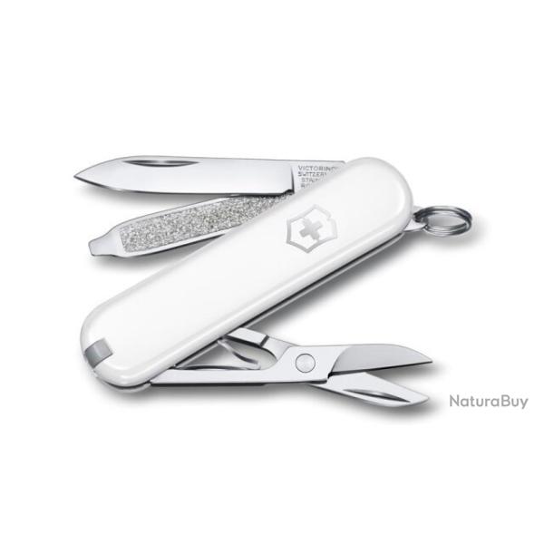 0.6223.7G Couteau suisse Victorinox Classic SD manche 58 mm Falling Snow
