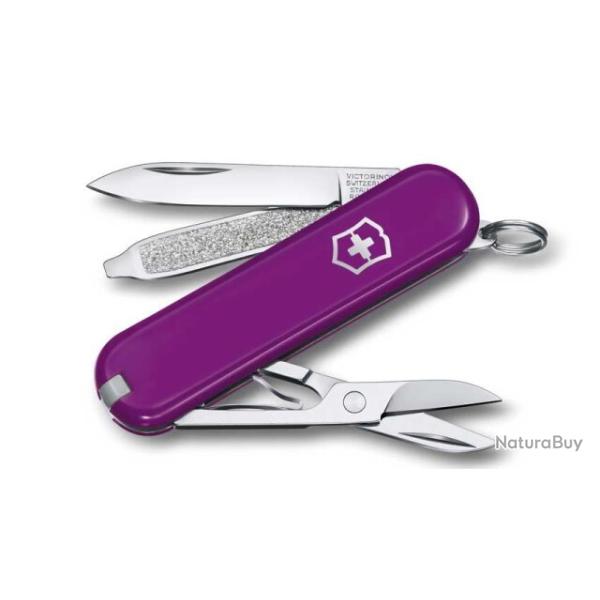 0.6223.52G Couteau suisse Victorinox Classic SD manche 58 mm Tasty Grape