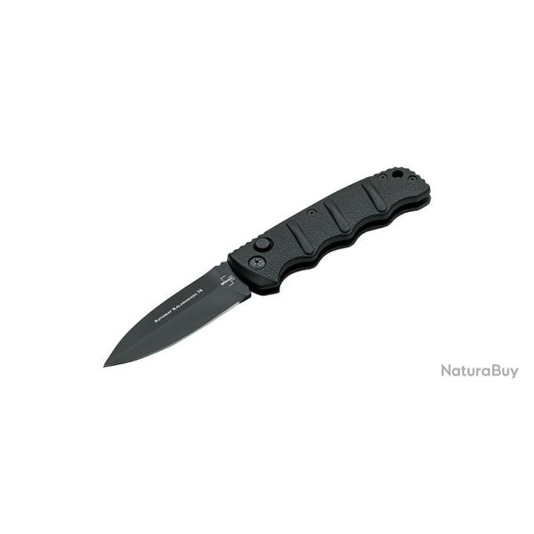 Boker Couteau AKS-74 Spearpoint D2 - Lame 85mm - Manche Aluminium - Clip