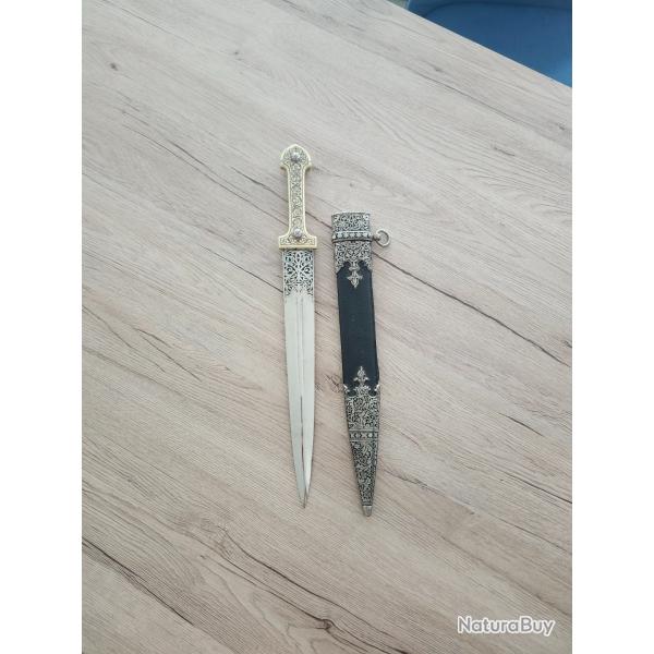 Dague Kinjal Kubachi du Caucase XXe