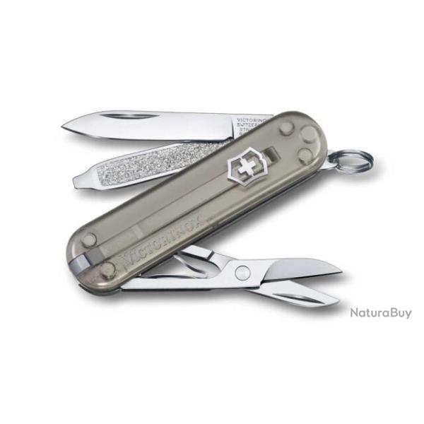 0.6223.T31G Couteau suisse Victorinox Classic SD translucide manche 58 mm Mystical Morning