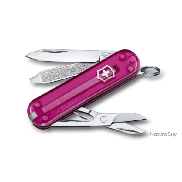 0.6223.T5G Couteau suisse Victorinox Classic SD translucide manche 58 mm Cupcake Dream