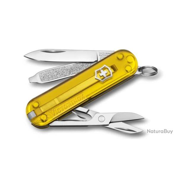 0.6223.T81G Couteau suisse Victorinox Classic SD translucide manche 58 mm Tuscan Sun