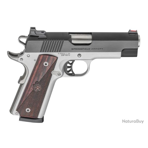 Pistolet SPRINGFIELD ARMORY 1911 Ronin EMP Calibre .9x19 Canon 4'' Aluminium bleu satin�