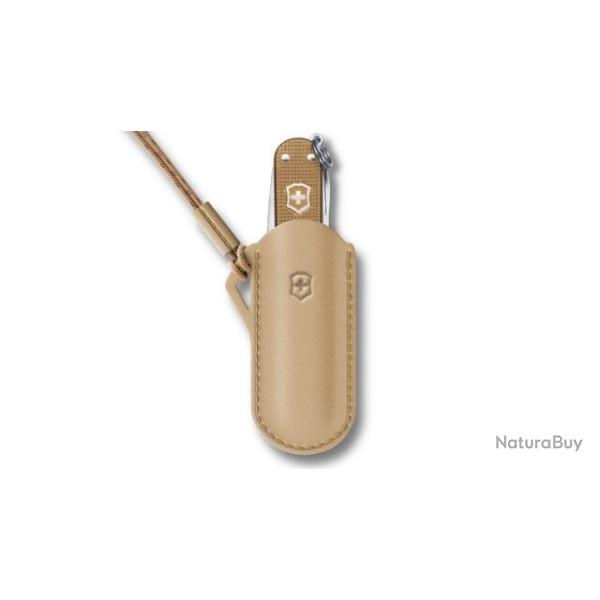 4.0670.49 Pochette cuir Victorinox pour couteau gamme Classic wet sand