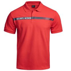 POLO S&Eacute;CURIT&Eacute; INCENDIE S&Eacute;CU ONE ROUGE