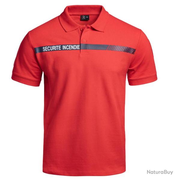 POLO S�CURIT� INCENDIE S�CU ONE ROUGE