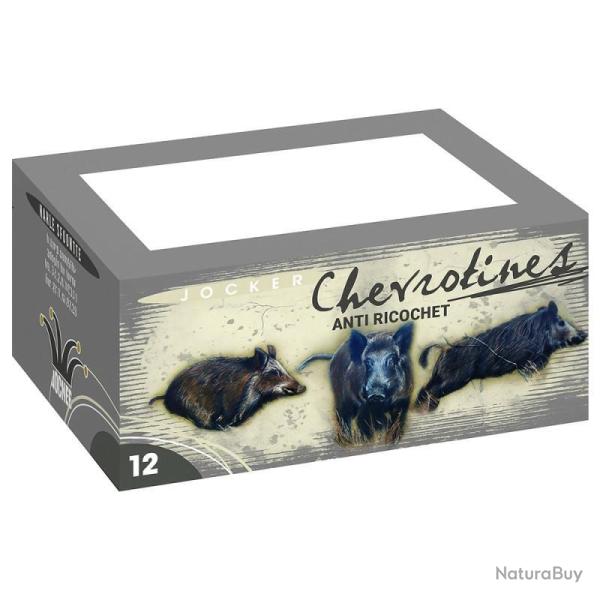 CARTOUCHES JOCKER CHEVROTINES ANTI-RICOCHET boite de 10 cartouches