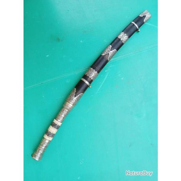 ANCIEN  SABRE  DHA  EN  ARGENT  BIRMAN  &  SON FOURREAU  .