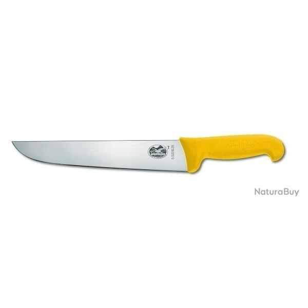 5.5208.23 Couteau de boucher 23 cm Victorinox manche jaune