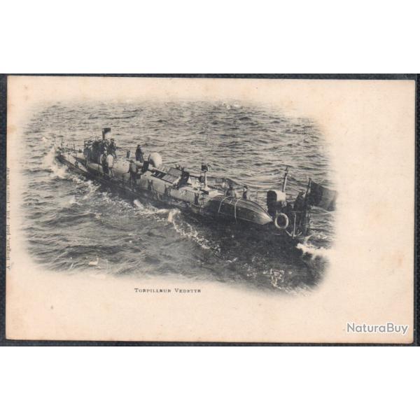 CPA -Marine de Guerre - TORPILLEUR VEDETTE  N�1497