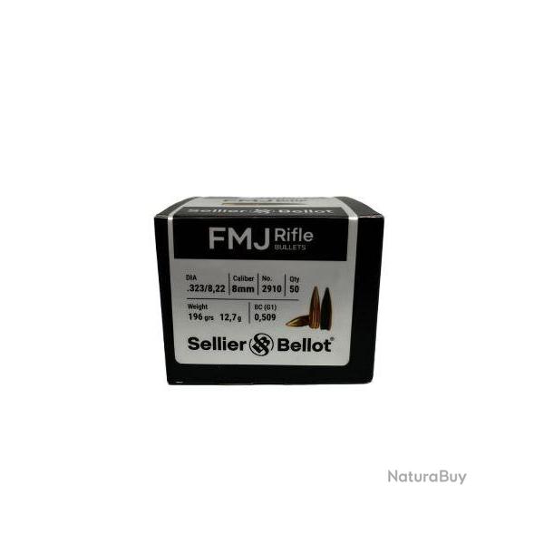 Ogives Sellier & Bellot 8 mm/.323  N�2910 196grs x50