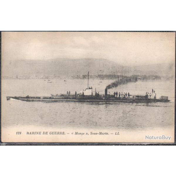 CPA -Marine de Guerre - " Monge " Sous-Marin  N�1499