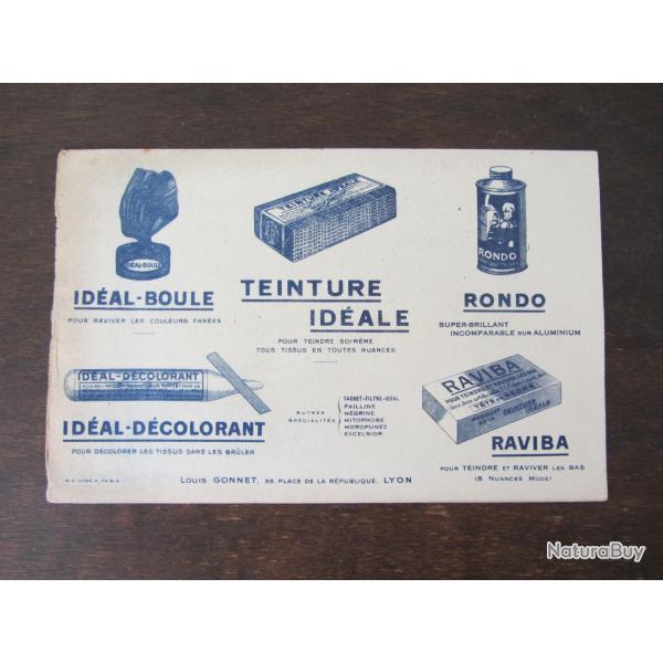 Buvard teinture id�ale 1940