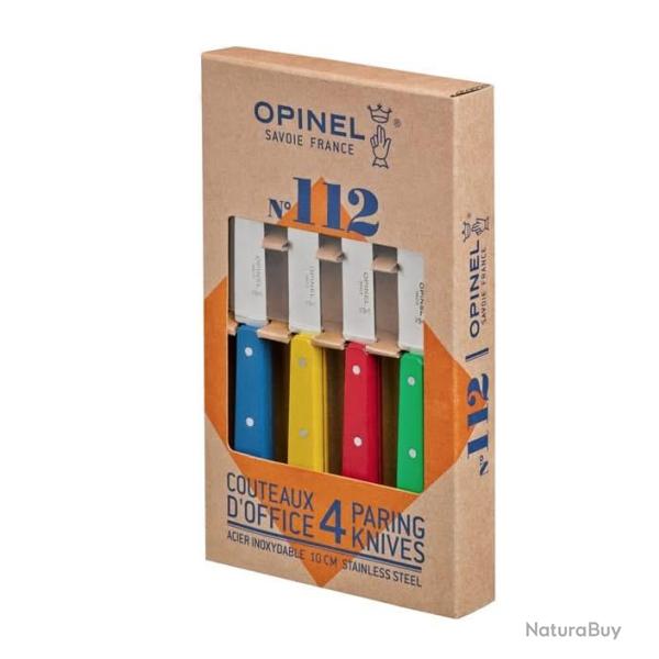Opinel Coffret de 4 couteaux N�112 couleurs classiques