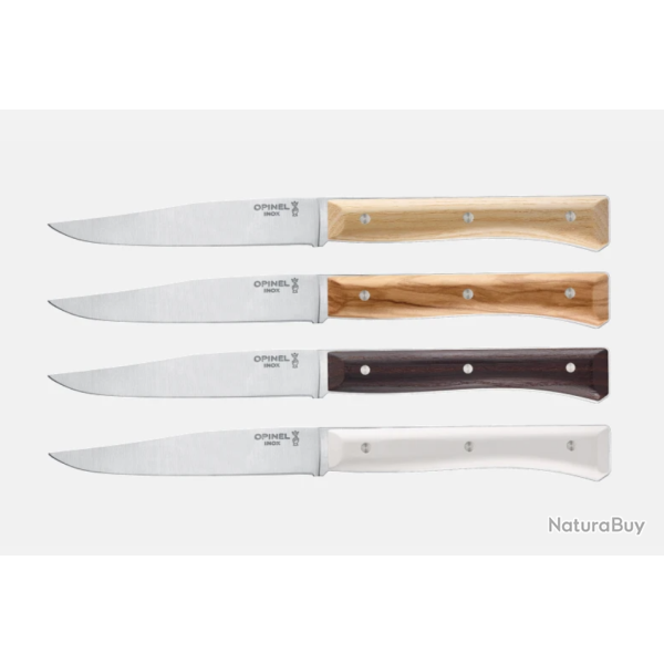 Opinel Facette Panach� Coffret de 4 couteaux de table