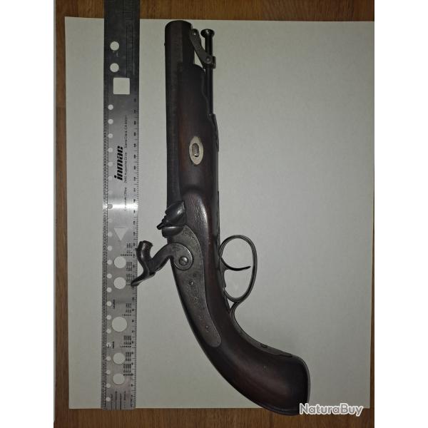 Pistolet � percussion poudre noire "Patent London Twist"