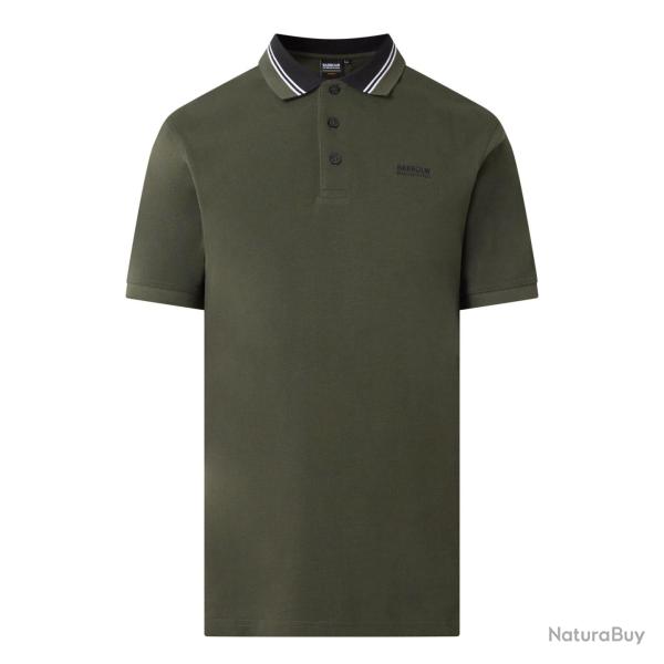 Barbour Polo Bruce tipped kaki