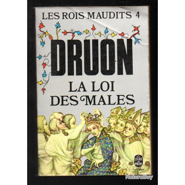 les rois maudits de maurice druon tome  4   livre de poche la loi des males
