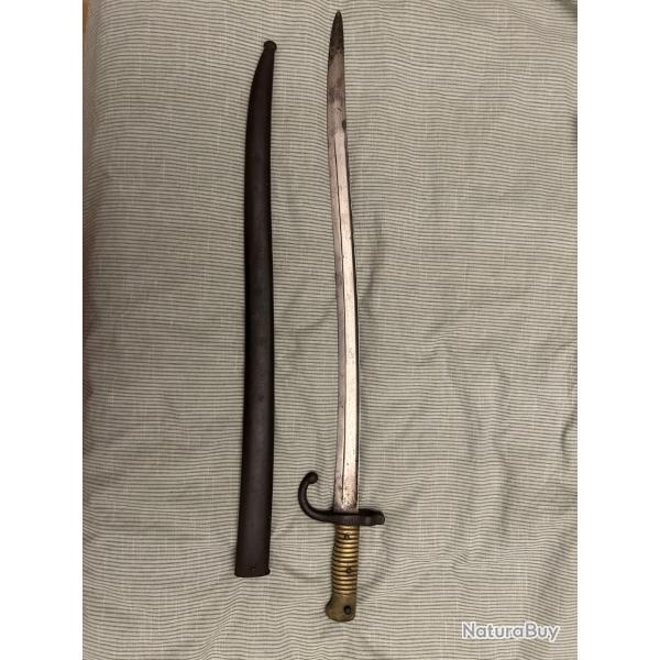 Ba�onnette fran�aise Chassepot 1873